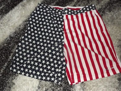 Tommy Hilfiger Hombres PANTALONES CORTOS Excelente (XL) Camisa Jersey Camiseta Maglia Camiseta Foto 1 de 4