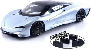 AUTOart 1/18 McLaren Speedtail Metallic Light Blue Finished Product - Picture 1 of 7