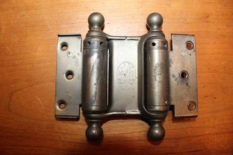Antique Katz Lawson Jamb Hinge 3" Double Acting Patent 1906 1911 E-37 Cover