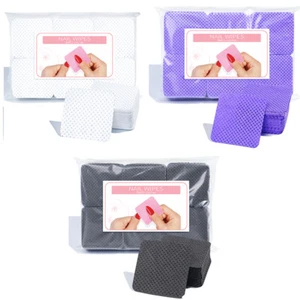300 PCS Lint Free Wipes Nail Polish Remover Pad Manicure Pedicure Cleaning Tool - Picture 1 of 12