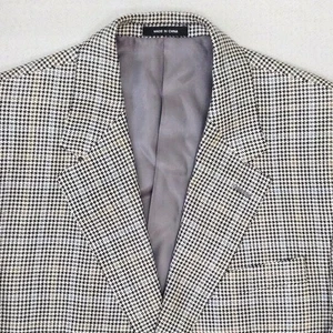 Chaps Blazer Herren 40 S Mehrfarbig Seide Hahnentritt Karriere Preppy Sport Mantel Jacke - Bild 1 von 14