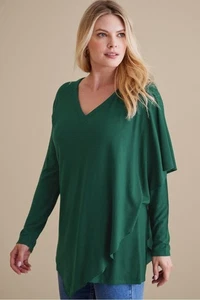 Suéter túnica Madeline SOFT AROUND VERDE JOYA TALLA GRANDE NUEVO CON ETIQUETAS - Imagen 1 de 5