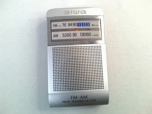 Operation Aiwa Am/Fm Pocket Radio Cr-As66 Vinatge JPN Limited Rare Model Pocket - Picture 1 of 7