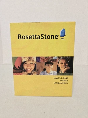Rosetta Stone Version 3 Software SPANISH (Latin America) Level 1-5, NO HEADPHONE - Image 1 of 4