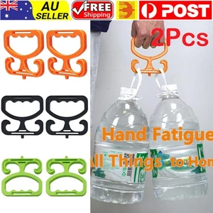 2x Grocery Bag Carrier Heavy Duty Shopping Bag Holder Handle Holds Up to 100lbs - Picture 1 of 15
