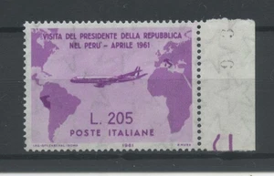 REPUBBLICA 1961 GRONCHI ROSA ** LUSSO CERT. - Picture 1 of 1