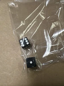 Monopoly Star Wars Episode1 Game 1999 Collector Edition Replacement Black Dice - Picture 1 of 2