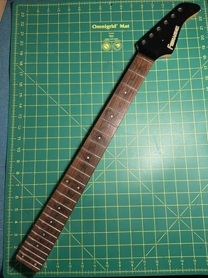 Fernandes SFR-512 Stratocaster Electric Guitar neck rosewood maple 24 fret black - Image 1 of 4