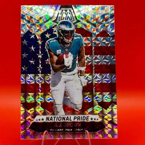 2024 A.J. Brown Panini Mosaic Prizm - National Pride #265 - Bild 1 von 2