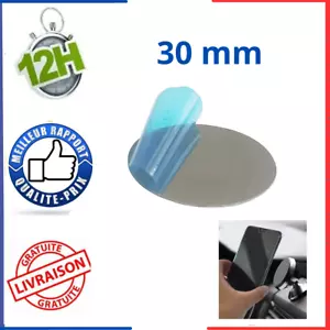 Plaque Adhésif Métal Pour Aimant Support Téléphone mobile Voiture Autocollant - Picture 1 of 11