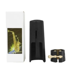 PU Leathers Sax Ligature Fastener with Plastic Cap Accessory for Alto Sax - Picture 1 of 10
