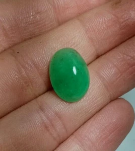 Natural Emerald Cabochon, Emerald Oval For Jewellery, Emerald May Birthstone. - Picture 1 of 6