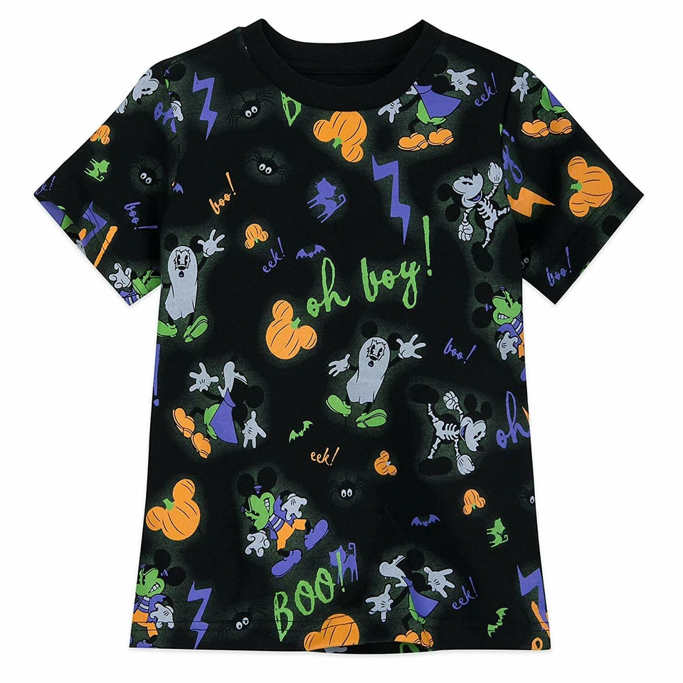 Disney Store Mickey Mouse Halloween Short Sleeve Shirt Boy Size 5/6 - Image 1 of 1