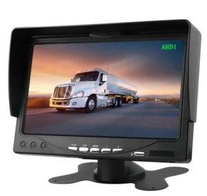 7 AHD 1080P LCD Monitor DVR Recorder SD-Karte Auto 2 Kameras Divider Bus Truck - Bild 1 von 9
