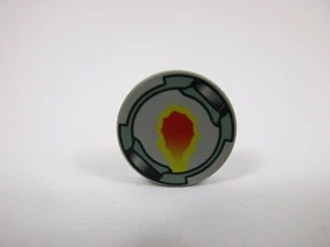 LEGO Life on Mars Tile Round Flame Pattern REF 4150px3 Set 7311 3750 - Picture 1 of 1