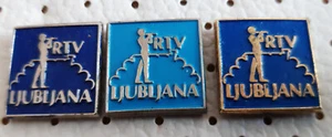Radio Fernsehen RTV Ljubljana Musik Junge mit Pfeife Slowenien Pins - Bild 1 von 1