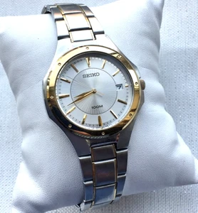 2011 Men's Seiko 7N42-0FD0 Stainless Steel 100m Calendar Wristwatch. Mint - Picture 1 of 11