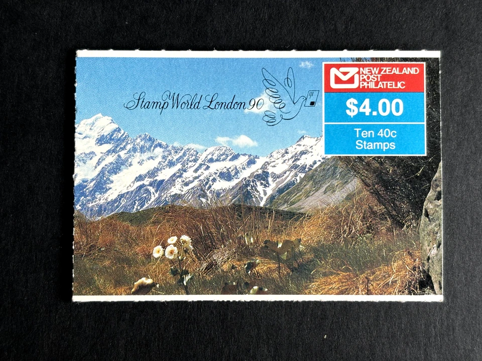 New Zealand: 1988, $4 Stamp Booklet, Stamp World 90  London Logo MNH - Image 1 of 1