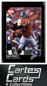 Shane Dronett 1992 Collector's Edge #183 Denver Broncos RC Rookie