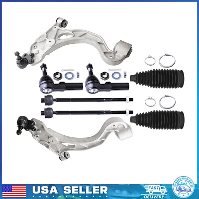 8x For 2000-2005 Pontiac Bonneville LeSabre Front Lower Control Arm Tie Rod End - Image 1 of 4
