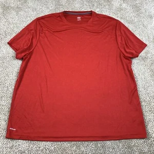 Athletic Works T-Shirt Men's 3XL Red Short Sleeve Lightweight Activewear - Picture 1 of 8