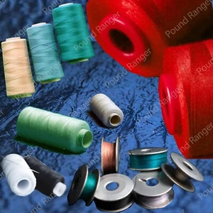 12 X Metal Spooled Sewing Thread Bobbins Tailoring Machine Reel Spools Colored - Picture 1 of 11
