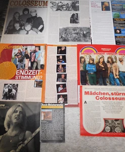 COLOSSEUM  10 TEILE/PARTS  newspaper cuttings  CLIPPINGS    0425 - Imagen 1 de 1