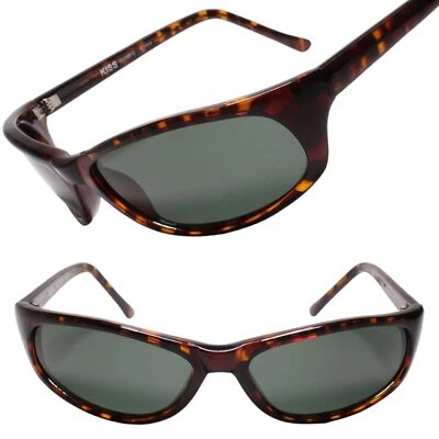 Gafas de sol clásicas genuinas vintage estrechas delgadas rectangulares con marco de tortuga Foto 1 de 3