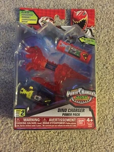 NUOVO Power Rangers Dino Charger Power Pack Serie 2 T-Rex, Caricabatterie Ammonite - Foto 1 di 7