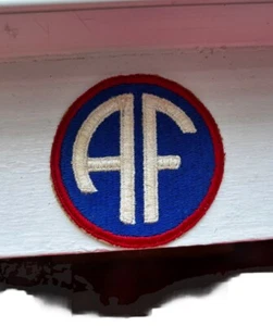 Used Original WW2 Vintage ALLIED FORCES US ARMY AF PATCH Cut Edge No Glow - Imagen 1 de 2