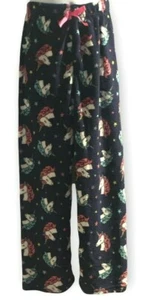 Bobbie Brooks Girls Plush PJ Lounge Pants Size M 7/8 Navy Blue Unicorn Print - Picture 1 of 9