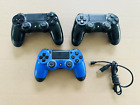 Lot Of 3 Sony Playstation 4 Ps 4 Dualshock 4 Wireless Controllers
