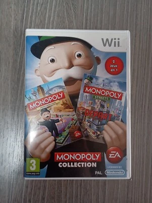 Monopoly Collection 2 En 1 Livre Boîte Coffret CD notice Livret Jeu Wii Nintendo - Photo 1/4