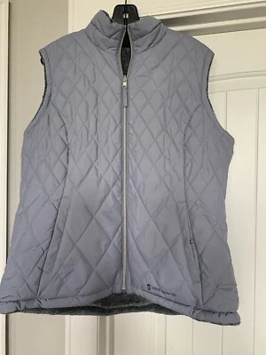 Chaleco acolchado Free Country para mujer clima frío totalmente forrado grueso de piel de oveja talla XL Foto 1 de 4