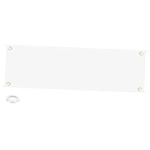 Blank Banners Signs to Decorate 3'x10' Sublimation Banner 3 x 10 Feet White - Picture 1 of 7