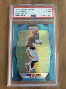 Joe Mixon 2017 Panini Prizm #261 novato azul claro/199 PSA 10 gemas como nuevo Bengals - Imagen 1 de 2