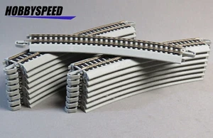 BACHMANN 44583 E-Z TRACK HO 22" RADIO CURVA SECCIÓN TREN BAC44583 (16) NUEVO - Imagen 1 de 3