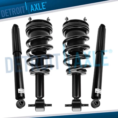 Front Strut + Rear Shock Absorbers for 2007-2013 Chevy GMC Silverado Sierra 1500 - Image 1 of 4