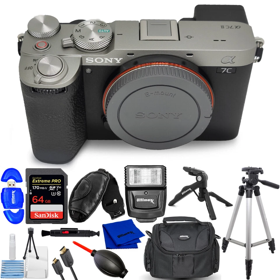 Sony Alpha 7C II 33.0MP Mirrorless Camera - Silver (Body Only)