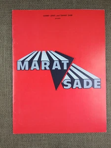 MARAT SADE 1966 Souvenir Program Booklet Marat Sade 16 pages Theater Book  - Picture 1 of 5