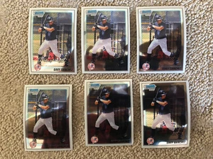 (6) 2010 Bowman Chrome Prospects Gary Sanchez Rookie Rc 6 Card Lot - Picture 1 of 2