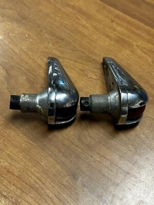 Chris Craft- Vintage Boat Navigation Chrome over Bronze Running Light Set - Picture 1 of 18