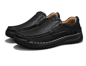 Para hombres Cuero Informal Mocasines Zapatos Boda Vestido Zapatos Mocasines Gamuza Zapatos - Imagen 1 de 20
