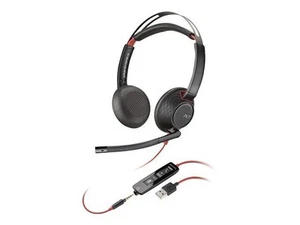 Plantronics Poly Blackwire 5220 Over-the-Head Headset (USB-A and 3.5mm Jack) - Picture 1 of 8
