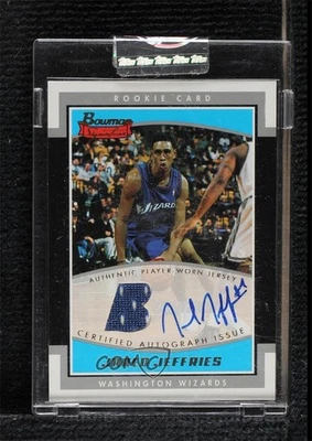 Bowman Signature Parallel 2002-03/99 Jared Jeffries #SE-JJ novato automático radiocontrol Foto 1 de 2