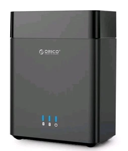 ORICO 2 Bay Festplattengehäuse USB Typ-C auf SATA für 3,5'' HDD SSD mit Lüfter - Bild 1 von 7