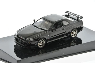 Nissan Skyline R34 GTR V-SPEC II Black Pearl 1994 1/43 AutoART 57334 Foto 1 de 4