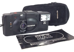 OLYMPUS XA2 A11 SET 35mm COMPACT CLAMSHELL CAMERA  in CASE FULL WORKING ORDER - Picture 1 of 24