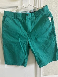 Brooks Brothers Youth Boy's Green Cotton Chino Shorts! Size 16 - Picture 1 of 7