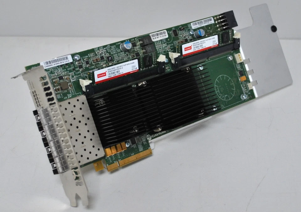 CN6880C-410NV-M16-3.0-G CAVIUM 4-PORT 10GB SFP+ NETWORK ADAPTER WITH MINI DIMMS - Image 1 of 2